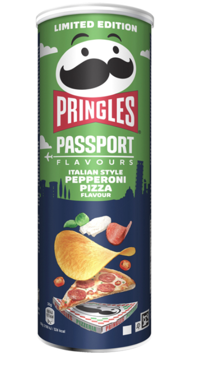 Чіпси PRINGLES PEPERONI PIZZA 165г 